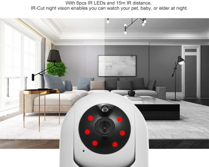 Home Security 1080P WiFi Camera – Pásztázzunk 360 fokban