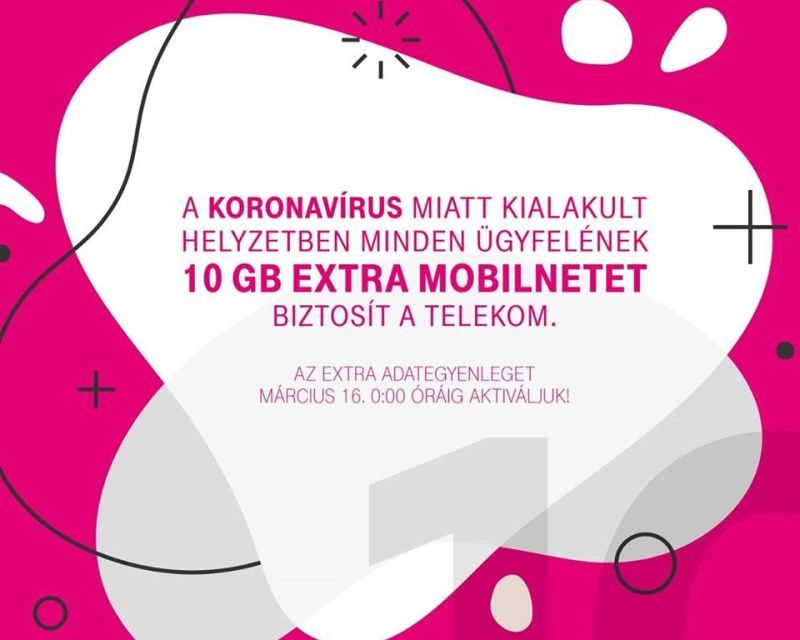 Ajándék extra net a Telekomtól mindenkinek!