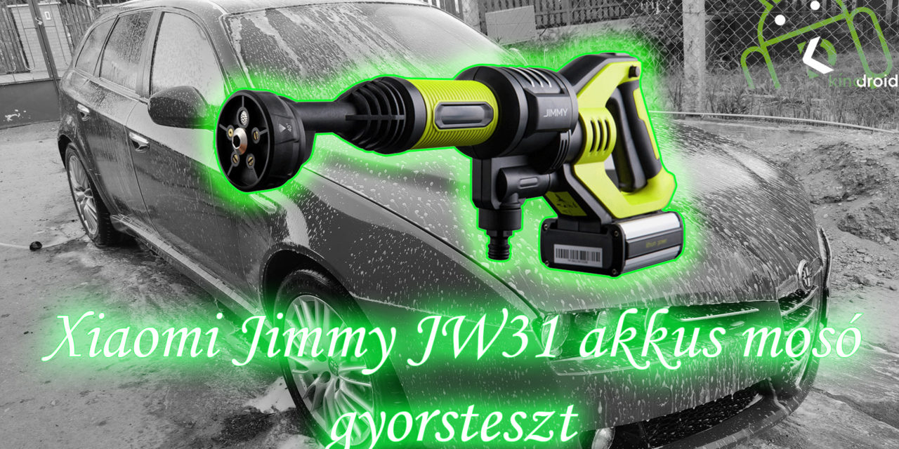 Xiaomi Jimmy JW31 akkus mosó gyorsteszt – mosni, kényelmesen