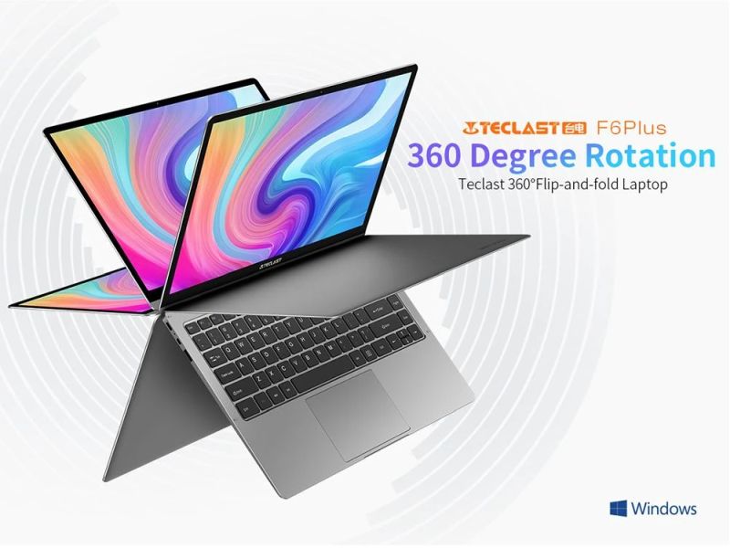 Teclast F6 Plus 13,3” laptop – Érzékeny az érintésre