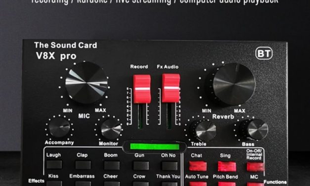 V8X Pro külső hangkártya – Nem csak számítógéphez ajánlva