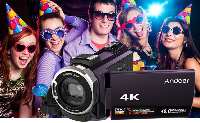 Andoer 4K videókamera – kicsit csalóka a név, de jó áron van