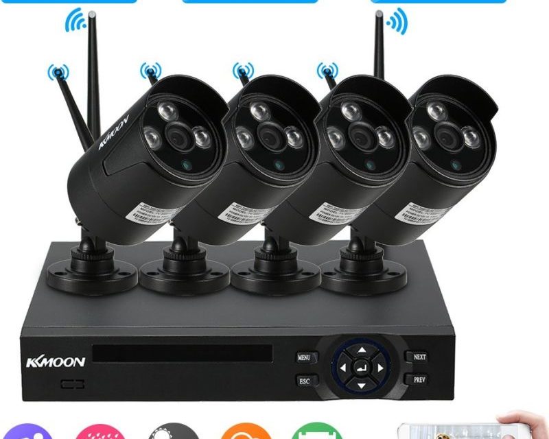KKMoon 4 csatornás kamerarendszer – őrző szemek vigyázzák értékeinket