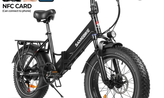 SAMEBIKE LOTDM200-II összecsukható elektromos kerékpár