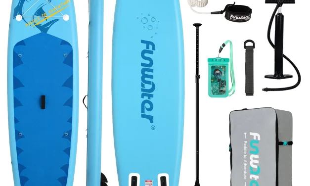FunWater SUPFW58A paddleboard: Gyorsan vízre, kevesebb pakolással