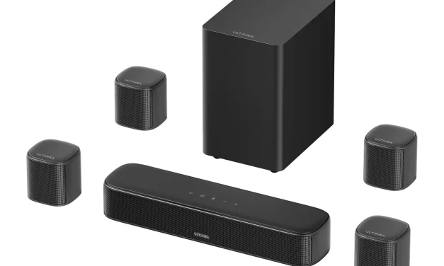 ULTIMEA Aura S4T 7.1 virtuális soundbar: prémium hangzás budget áron