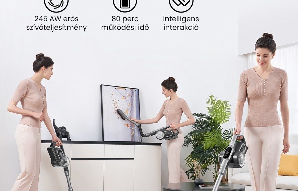 JIMMY H10 Flex porszívó: 245 AW szívóerő a makulátlan otthonért