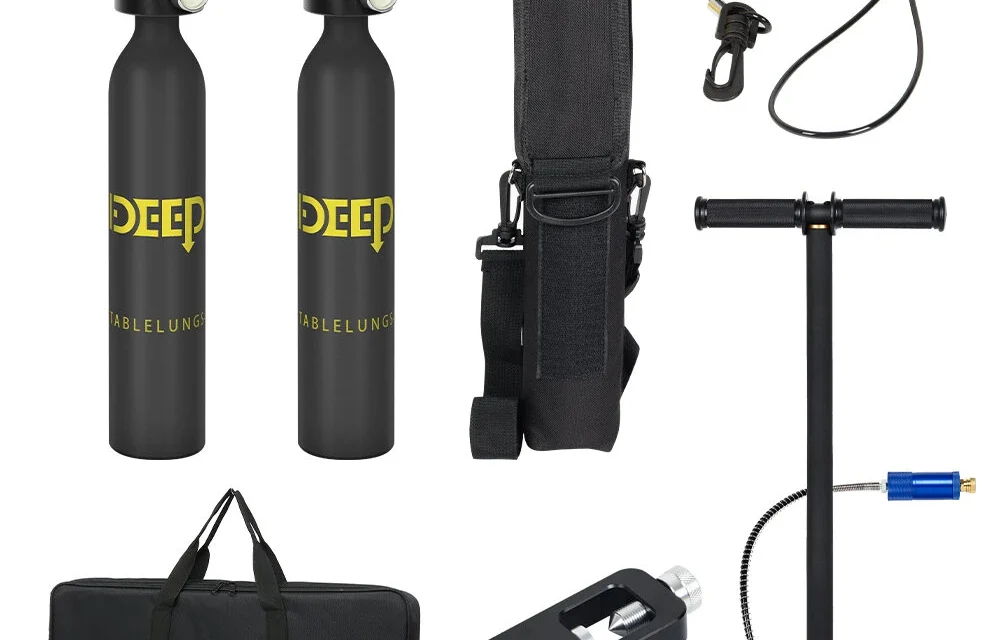 DIDEEP 0,5L Mini búvár oxigénpalack: Fedezd fel a víz alatti világot!