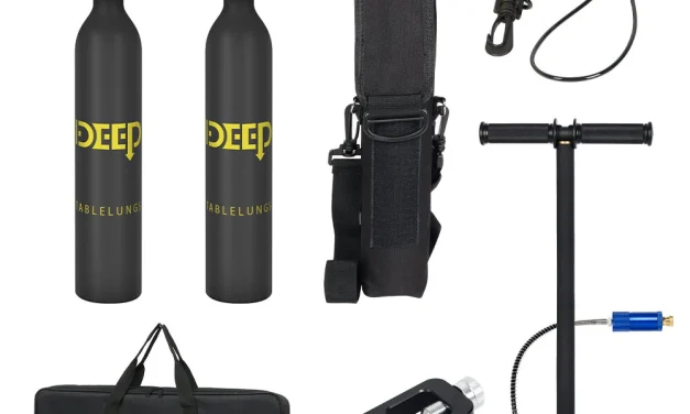 DIDEEP 0,5L Mini búvár oxigénpalack: Fedezd fel a víz alatti világot!