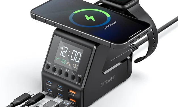 Blitzwolf BW-FW10 240W töltő: 10 az 1-ben megoldás a rendetlenség ellen