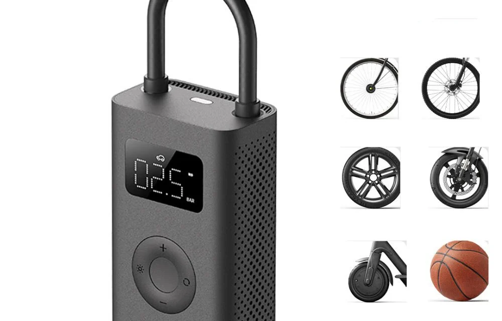 XIAOMI Mijia 2D okos kerékpár pumpa: 150PSI, power bank és LED kijelző egyben
