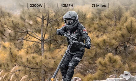 Ausom DT2 Pro elektromos roller: 115 km hatótáv, 68 km/h sebesség, kényelem és biztonság