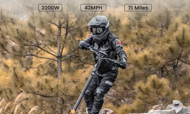 Ausom DT2 Pro elektromos roller: 115 km hatótáv, 68 km/h sebesség, kényelem és biztonság