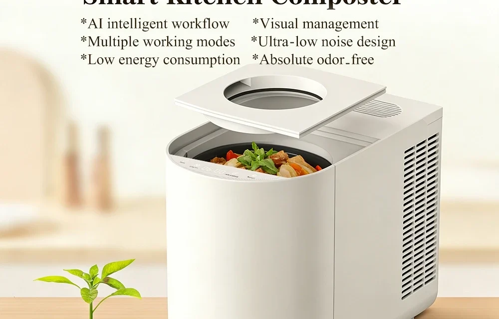 BEECO HQD-450 okos konyhai komposztáló: friss levegő és kevesebb hulladék