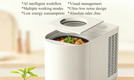 BEECO HQD-450 okos konyhai komposztáló: friss levegő és kevesebb hulladék