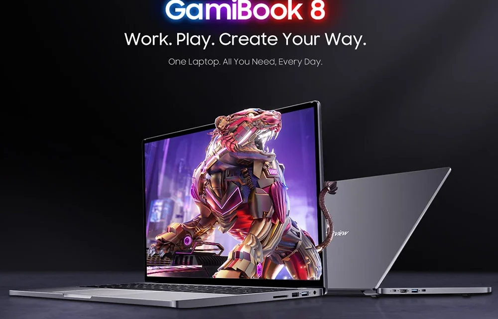 Blackview GamiBook 8 laptop: Ryzen 7 7735HS erejével, 16 hüvelykes IPS kijelzővel