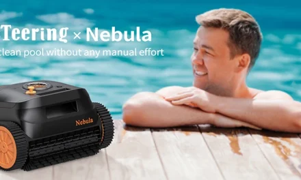 CoasTeering Nebula robot porszívó: medencetisztítás falmászással, 180 perc üzemidő