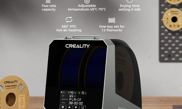 Creality Space Pi Plus filament szárító: búcsú a nyomtatási hibáktól