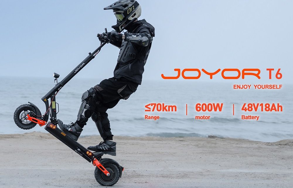 Joyor T6 elektromos roller: 600W-os motor, 70 km hatótáv, kényelmes utazás