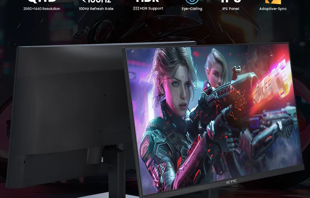 KTC H27T27 gamer monitor: 27 hüvelykes QHD IPS panel 100Hz-cel, okos vétel