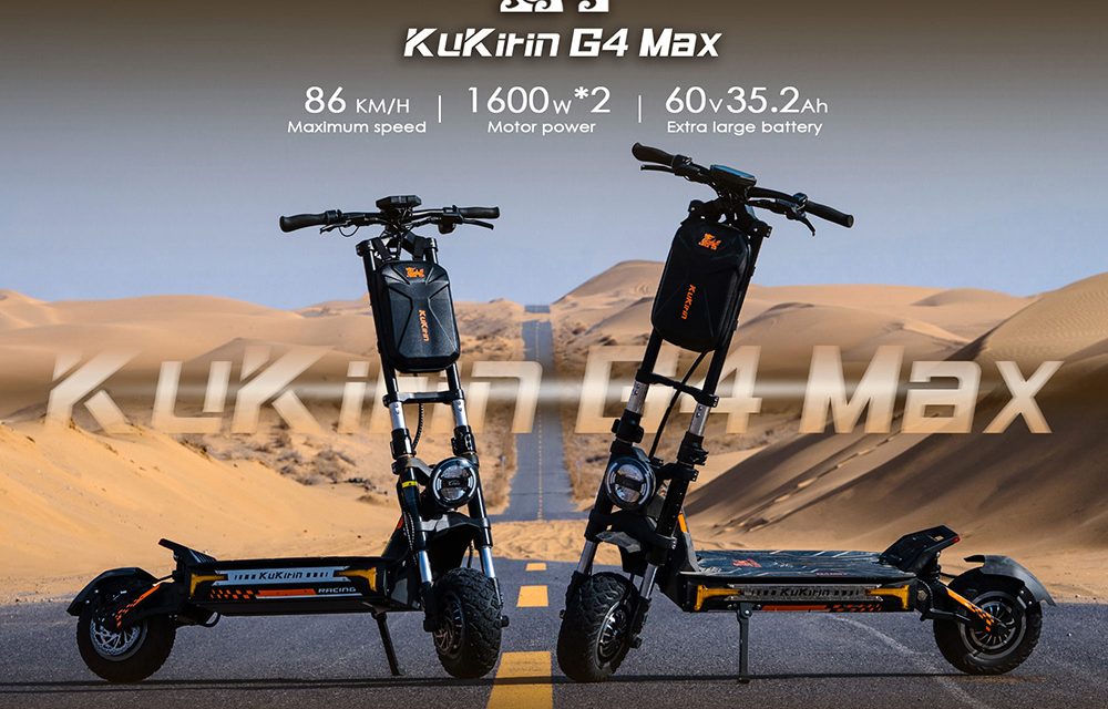 KuKirin G4 Max elektromos roller: A terep meghódítása 3200W-tal