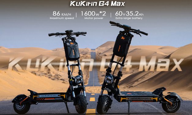 KuKirin G4 Max elektromos roller: A terep meghódítása 3200W-tal