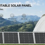 NEWSMY 400W hordozható napelem: magas hatásfok, strapabírás, kedvező ár