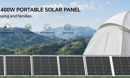 NEWSMY 400W hordozható napelem: magas hatásfok, strapabírás, kedvező ár