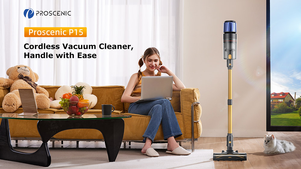 Proscenic P15 akkus rúdporszívó: 50kPa szívóerő és 70 perc üzemidő – valós teljesítmény?