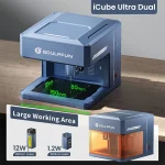SCULPFUN iCube Ultra Dual lézergravírozó: Két lézerrel a tökéletes alkotásokért
