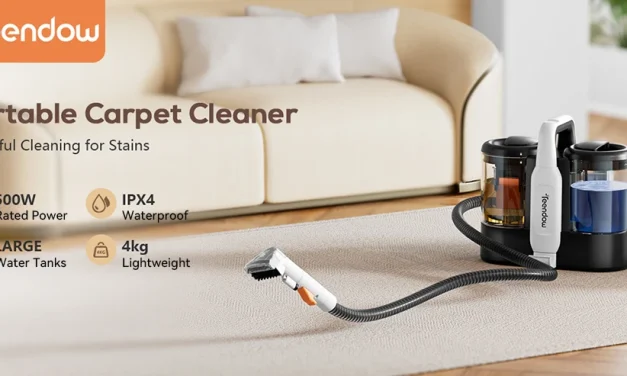 Teendow C5 szőnyegtisztító porszívó: 11KPa szívóerő és intelligens tisztítás