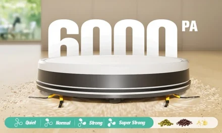 Tesvor M2 robotporszívó: 6000Pa szívóerő és giroszkópos navigáció a tiszta otthonért