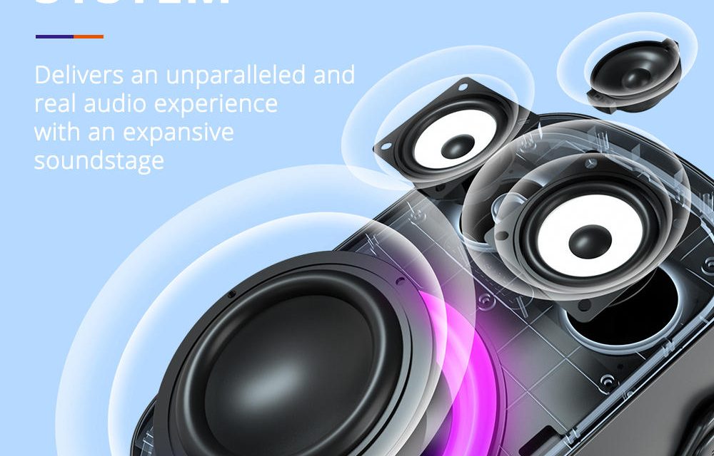 Tronsmart Halo 100 hangszóró: 60W teljesítmény és IPX6 védelem a modern partikhoz