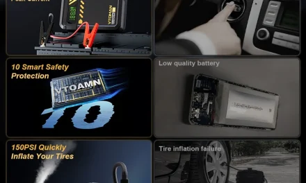 VTOMAN X4 2500A indításrásegítő és kompresszor: a mentőöv az úton