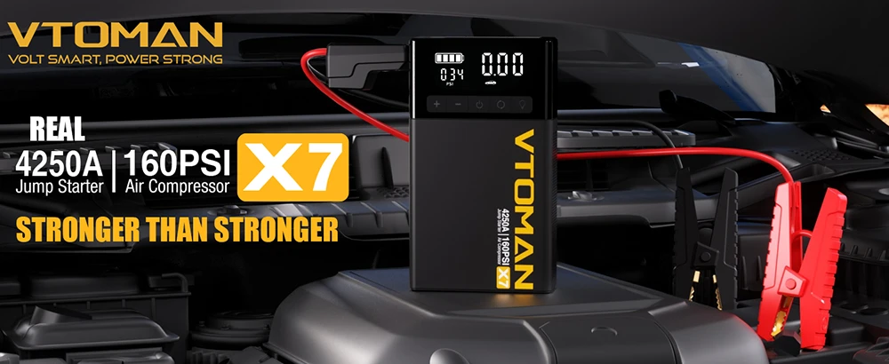 VTOMAN X7 autós indításrásegítő és kompresszor elemzés: Megéri az árát?