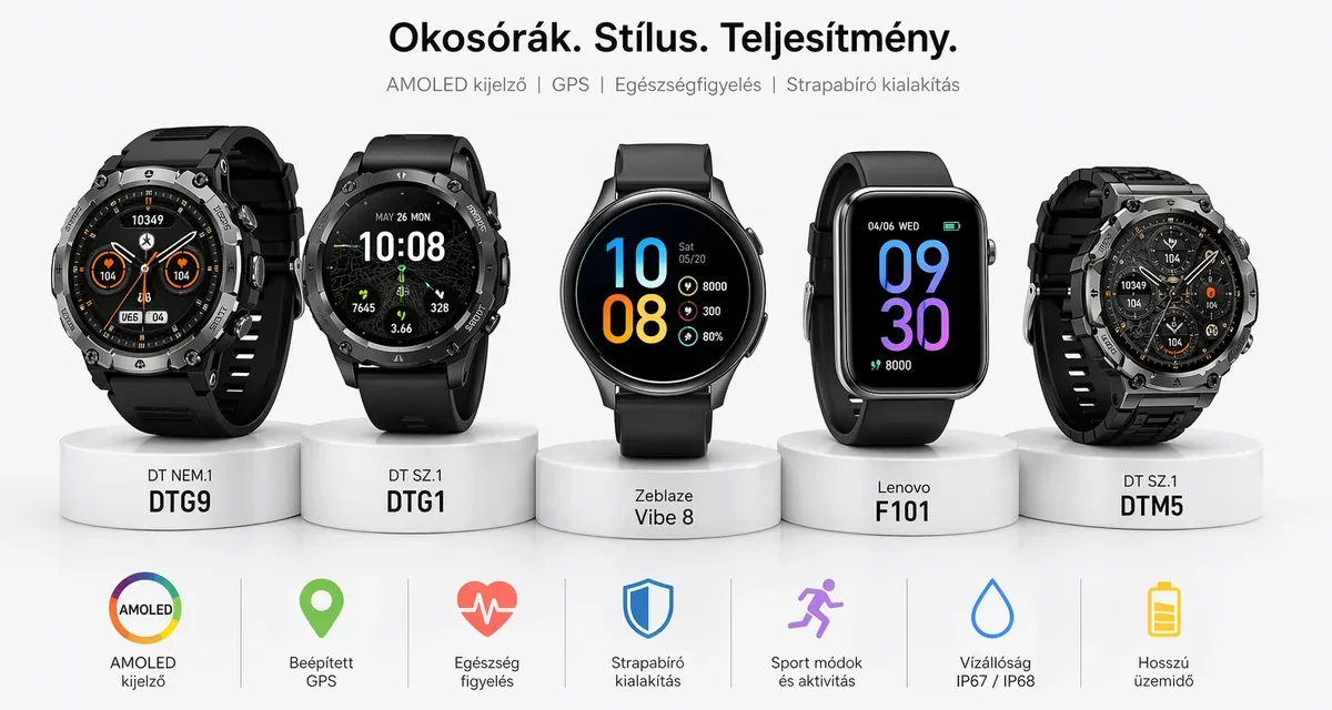 Milyen okosóra-t vegyek 2026-ban? Top 5 választás