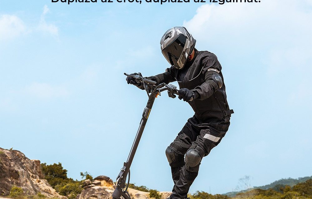 Ausom SR1 elektromos roller: Dupla motor, hidraulikus fék, verhetetlen ár-érték arány