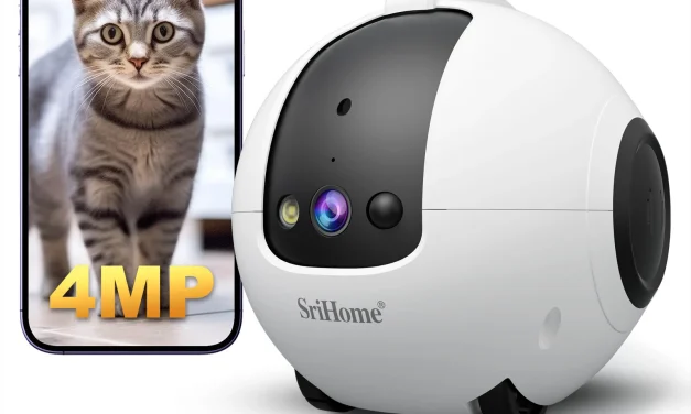 SriHome DH013 mobil robot kamera: Okos háziállatfigyelő budget áron