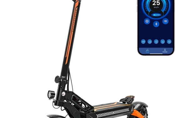 iScooter W12 elektromos roller: Kétmotoros erő és 100 km-es hatótáv a városi közlekedéshez