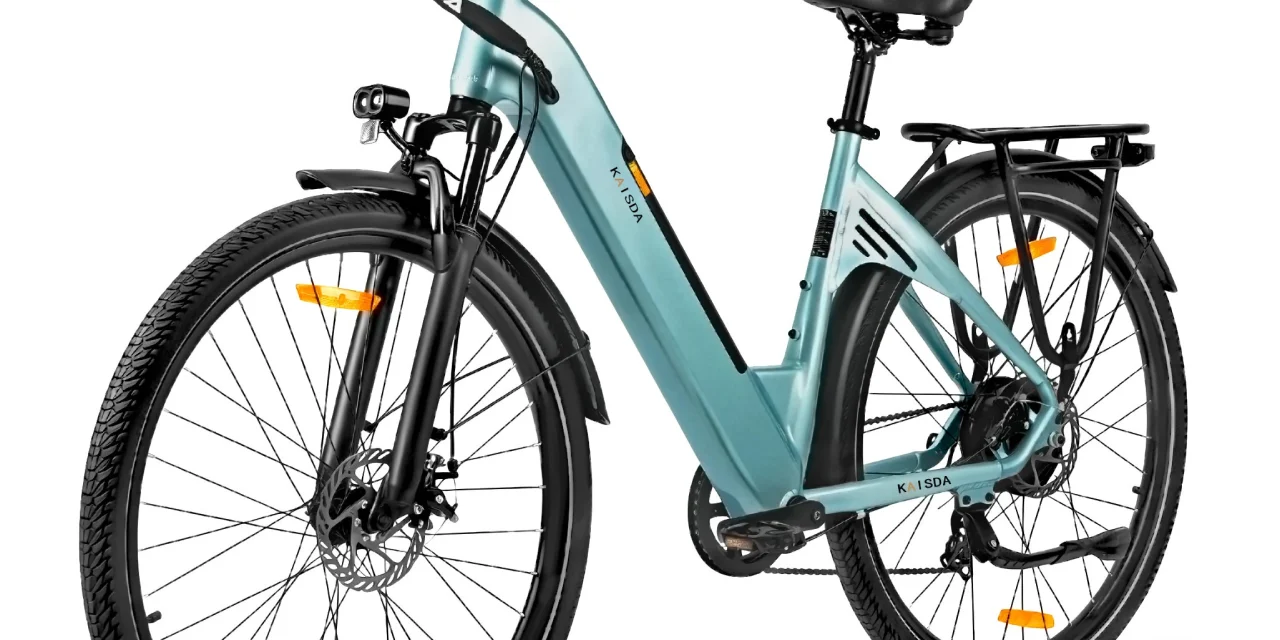 KAISDA K608: 28 hüvelykes városi e-bike 120 km hatótávval
