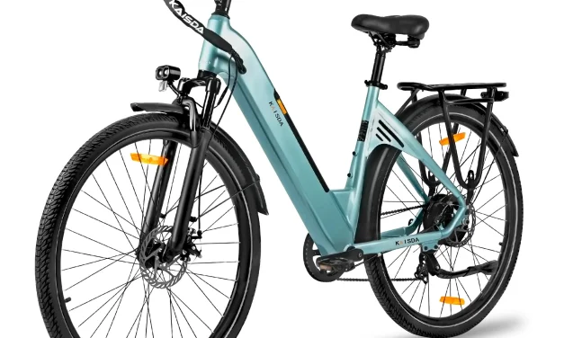 KAISDA K608: 28 hüvelykes városi e-bike 120 km hatótávval