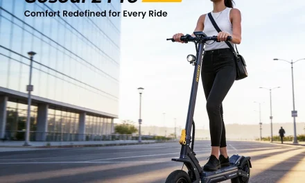 Ausom Gosoul 2 Pro elektromos roller: 90 km hatótáv, 50 km/h sebesség, kényelem