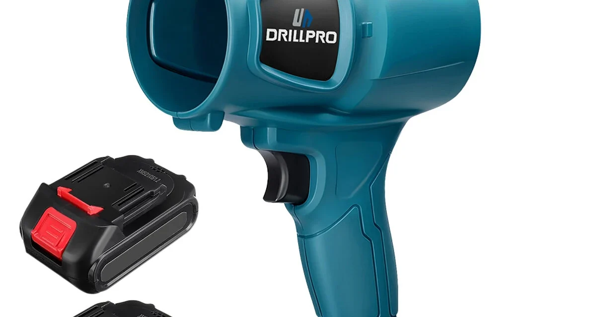 Drillpro turbina ventilátor: 1000W teljesítmény 450g-ban – Tényleg lehetséges?