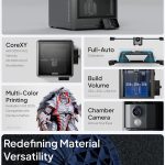 Elegoo Centauri Carbon 3D nyomtató: CoreXY sebesség és szénszálas kompatibilitás tesztje