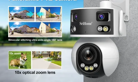 Srihome SH055C 8MP biztonsági kamera: 10x optikai zoom és AI funkciók – Megéri az árát?