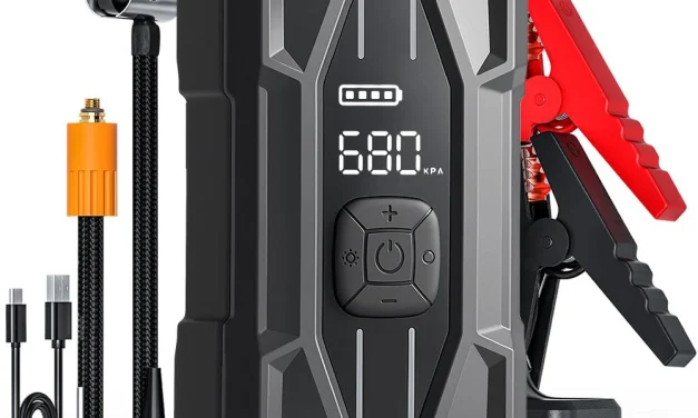 12V 5000A Jump Starter: Okos indításrásegítő és kompresszor egyben a kinadroidon