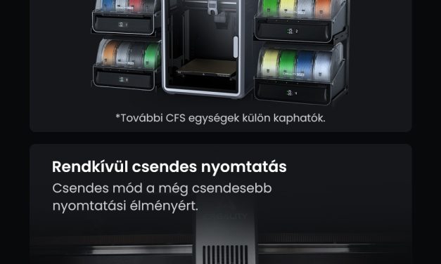 Creality K2 Combo 3D nyomtató: 16 szín, gyorsaság és okos funkciók kedvező áron a kinadroidon