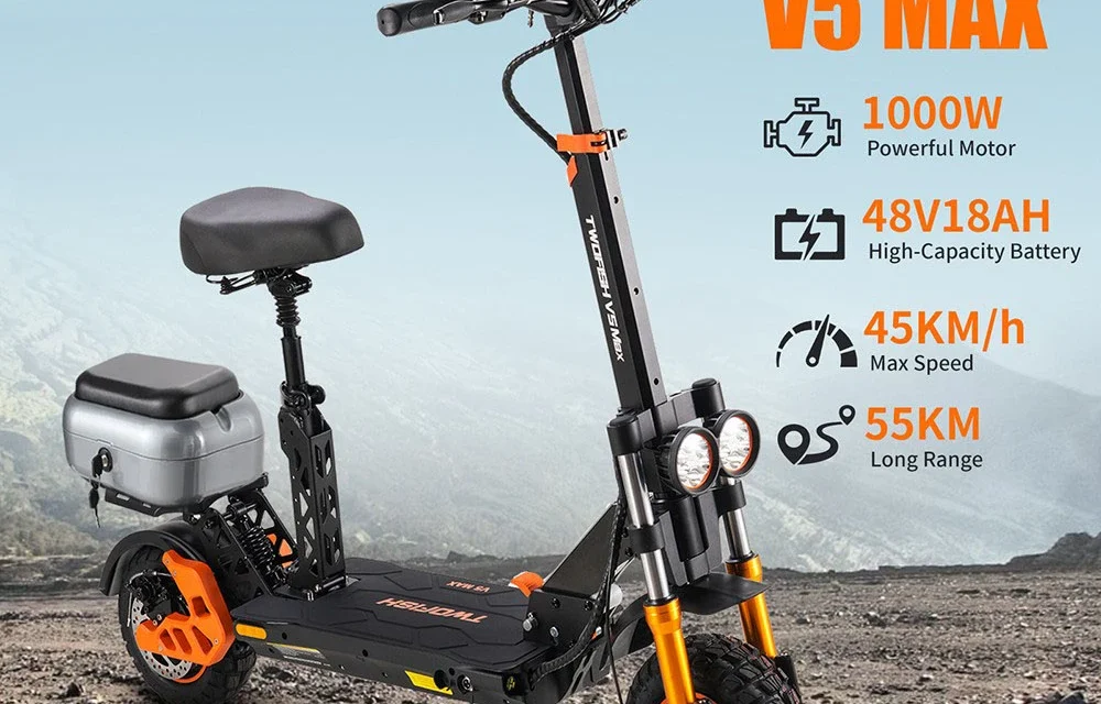 TWOFISH V5 MAX elektromos roller üléssel: Megéri az árát a specifikációk alapján? – röviden