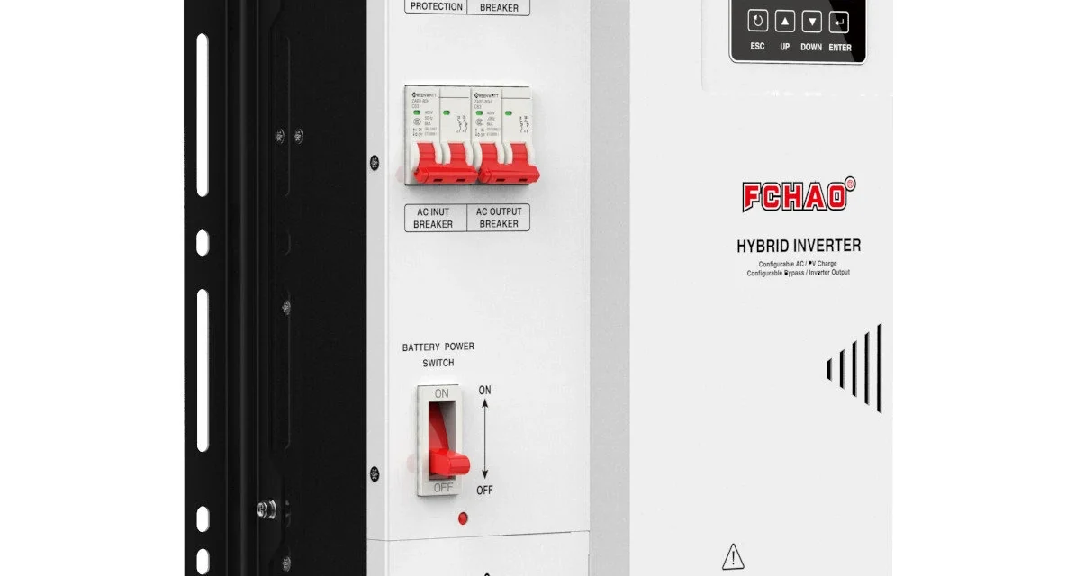 FCHAO 030KHP 5.5KW inverter: Tiszta szinuszos áram WiFi-vel és MPPT vezérlővel