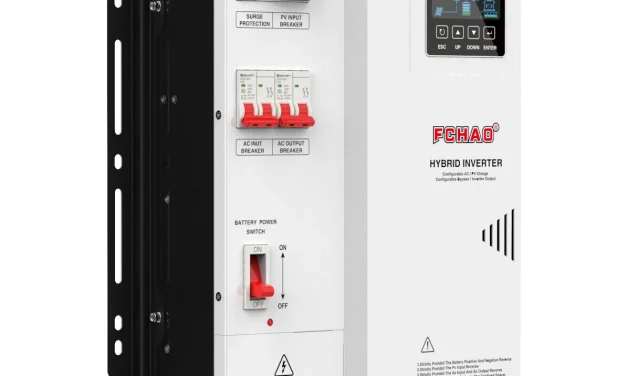 FCHAO 030KHP 5.5KW inverter: Tiszta szinuszos áram WiFi-vel és MPPT vezérlővel